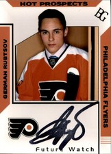 German Rubtsov Signed Auto 2.5 x 3.25 Photo NHL Philadelphia Flyers