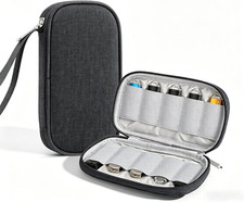 10 Slots USB Flash Drive Case,Cloth Thumb Drive Organizer, Portable U Disk