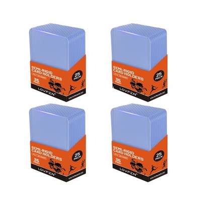 LOVFEN 100/200/500/1000/2000 ct Toploads of transparent,