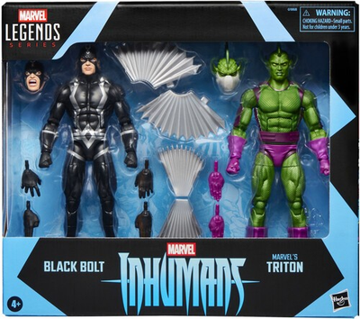 #ad Hasbro Collectibles Inhumans Marvel Legends Black Bolt amp; Marvel’s Triton A $57.99