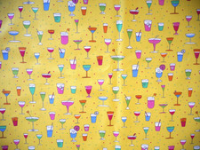 Waverly "Happy Hour" 100 Cotton Twill Fabric 54" Wide By The Yard New