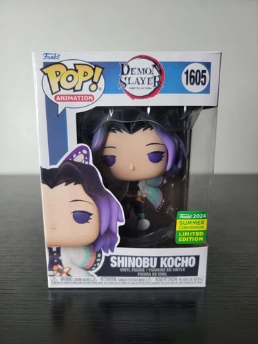 🔥Funko Pop! Demon Slayer: Shinobu Kocho #1605 2024 Summer Conv. W/Protector!🔥