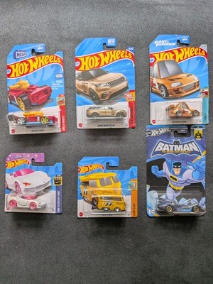 Hot Wheels Batman Fast & Furious Diecast Car Lot Mach 5 Supra Range Rover VW Bus