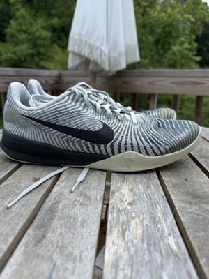 Nike Kobe Mentality 2 Wolf Grey Mens 9.5 Basketball Shoes 818952-100 KB Bryant