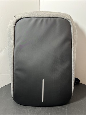 XD Design Backpack Laptop Bobby Compact Anti-Theft USB Gray Black Unisex Bag