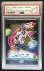 2024 Topps Cosmic Chrome Bo Nix First Flight RC Gold Refractor Auto #/50 PSA 10