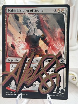 MTG Artist Proof Aleksi Briclot / Nahiri, Storm of Stone AP Magic