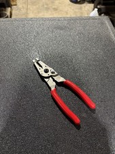 Snap On PWCS9ACF Hand Crimper and Wire Stripper with Red Handles