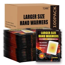 100 Pack Disposable Hand Warmers - Up to 20 Hours of Heat - Super Long Lastin...