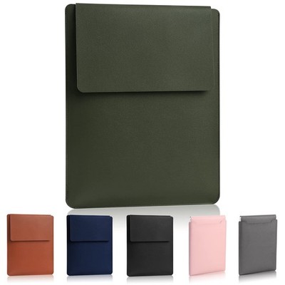 13.3-14'' Laptop Sleeve, Padded Laptop Case, Thin Portable Versatile Dark green