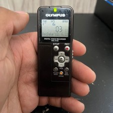 Olympus WS-210S 512 MB, 138.5 Hours Handheld Digital Voice Recorder Brown Tested