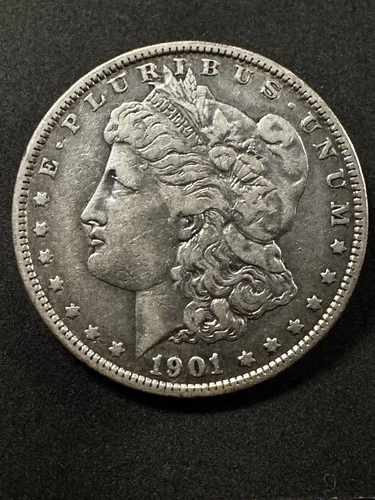 1901 Morgan Silver Dollar – Strong VF/XF Detail – Original Surfaces, Honest Coin