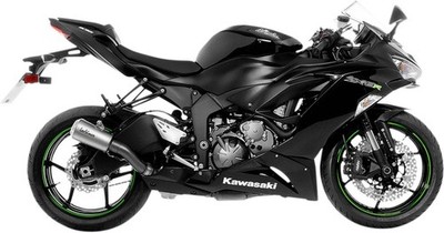 Leo Vince LV-10 Slip-On Exhaust Stainless #15233 for Kawasaki Ninja ZX-6R