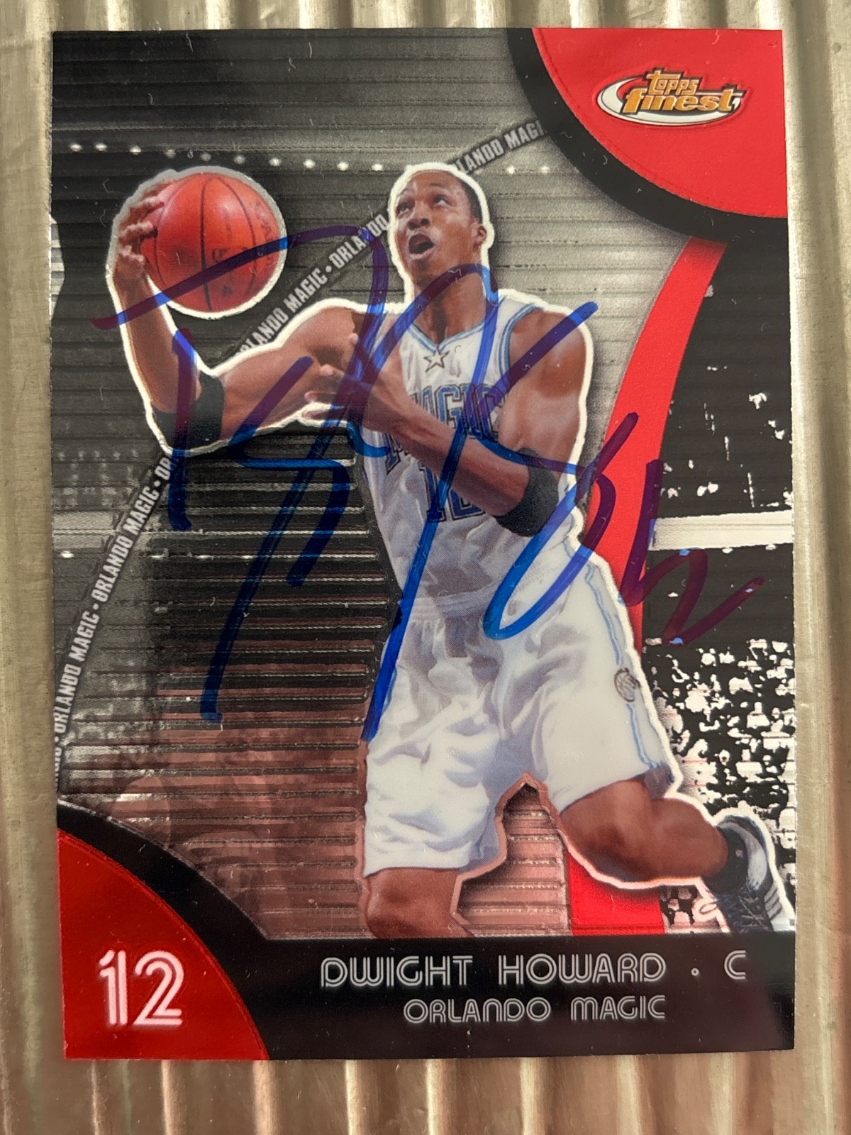 Dwight Howard on card autograph - 2007-08 Topps Finest