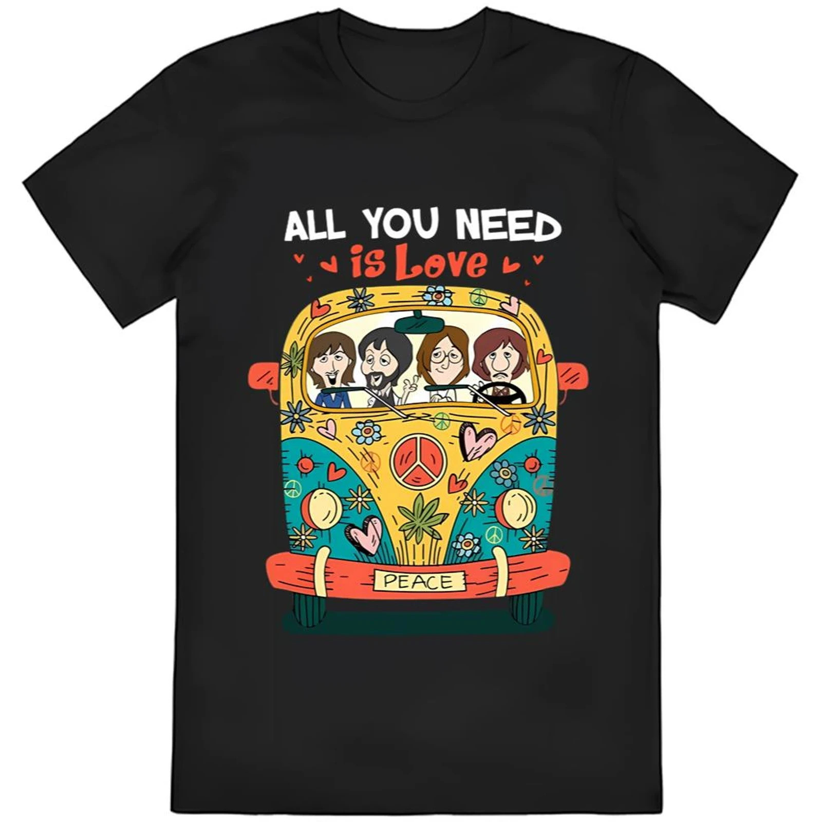Vintage George Harrison T shirt The Beatles, John Lennon, Paul McCartney, Ringo