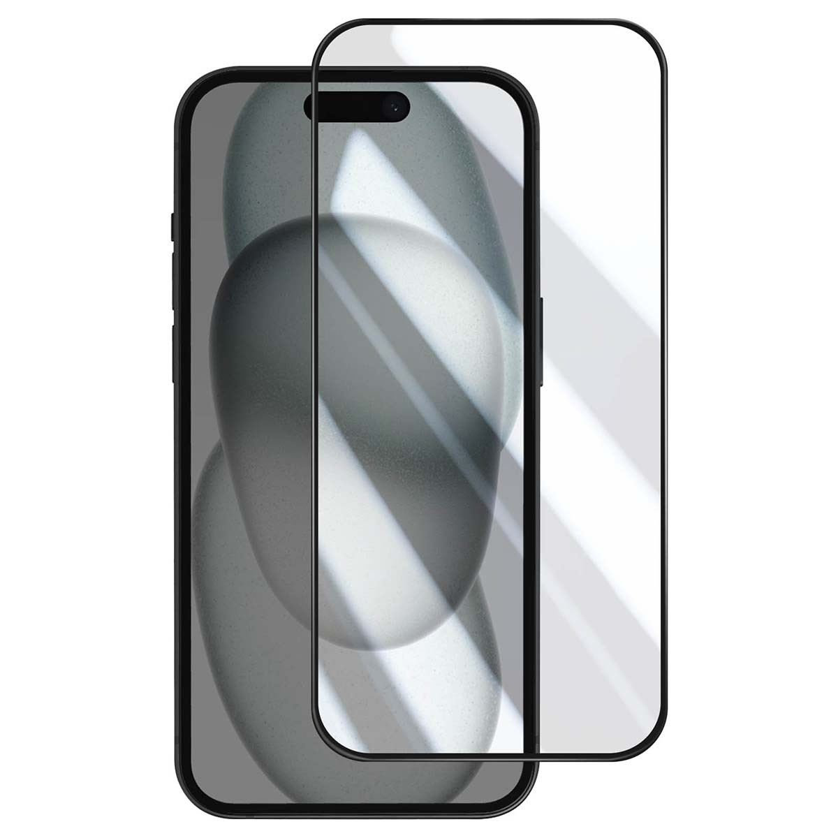 Film en verre trempé transparent MW Easy Glass pour iPhone 15 Pro