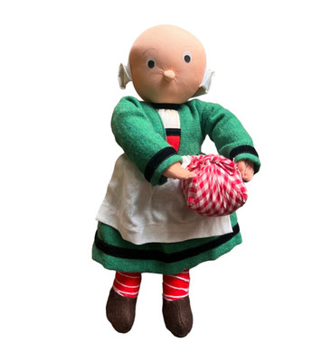 VTG '70s Becassine by Minerve Cloth French Cloth Doll 12.5''