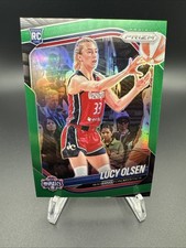 2025 Prizm WNBA Lucy Olsen Green Prizm Rookie Washington Mystics #104
