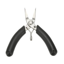 Image of Long Nose Pliers 4" Mini Jewelry Pliers with Non-slip PVC Handle Black