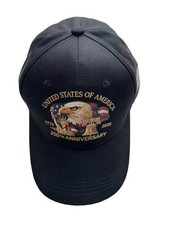 America 250th Anniversary Baseball Cap 1776  2026 USA Patriotic Hat BLACK 