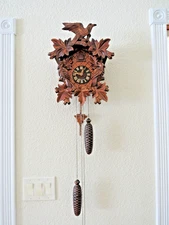Vintage Black Forest Cuckoo Clock Germany