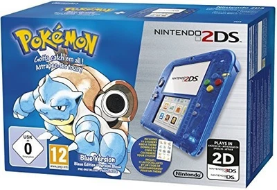 Nintendo 2DS - Konsole #Pokemon Blaue Edt. + Spiel vorinst. mit OVP Top Zustand - Bild 1 von 4