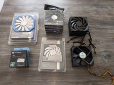 Silverstone PC Fan Bundle – 18x Mixed Models – Mostly Brand New & Boxed