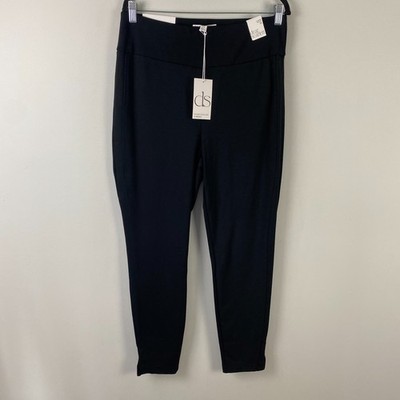Dear Scarlett Magic Skinny Pull On Ankle Pants Size 1X Black Stretch