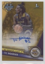 2023 Bowman U Chrome Prospect Gold Refractor 12/50 Tre Norman #BCPA-TN Auto 18g0