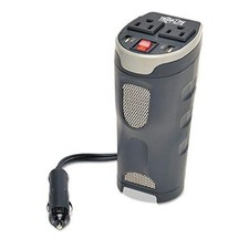ripp Lite 200W Car Power Inverter with 2 Outlets  2 USB 200W  USB/Cup-Holder