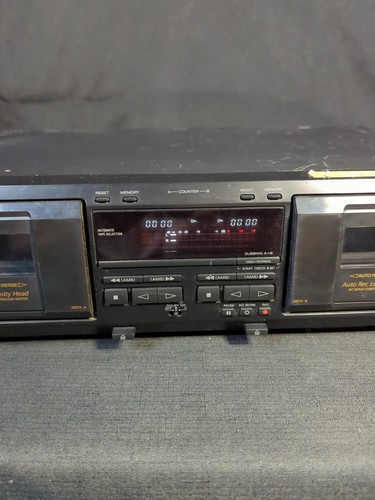 Doppio Cassette Deck Sony TC-WE435 - Nero, Hi-Fi, Dolby B/C, HX Pro, Testato E Garantito 1 Anno