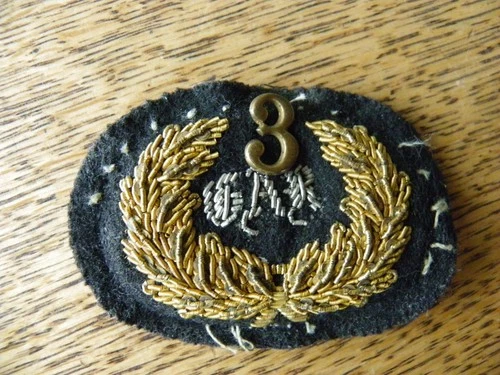 CIVIL WAR VETERANS KEPI HAT INSIGNIA - GAR POST 3 BALTIMORE MD