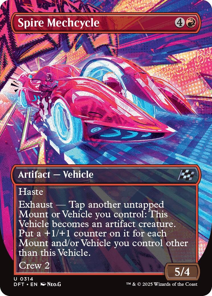 Spire Mechcycle (Borderless) - 314 - NM - Aetherdrift