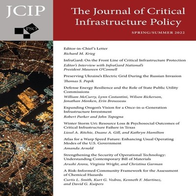 Journal of Critical Infrastructure Policy Volume 3 Number 1 Sprin