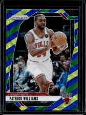 2024-25 Panini Prizm Patrick Williams Choice Blue, Yellow and Green #68 Bulls