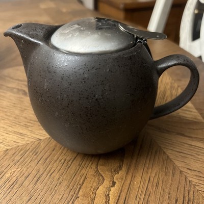 Bee House ZERO Handcrafted Ceramic Teapot Speckled Gray w/ Mesh Infuser JAPAN