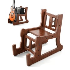 Electric Guitar Stand with AMP Holder. Wooden Guitar Stand for Electric Guita...