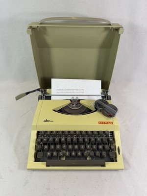 ABC 1500 Typewriter Cleaned Revised, + New Ribbon / 1970s