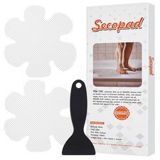 Secopad Bathtub Stickers Non-Slip, Safety Shower Treads Adhesive White