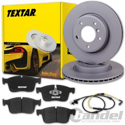 TEXTAR BREMSSCHEIBEN 350mm + BELÄGE VORNE passend für JAGUAR F-PACE [X761]
