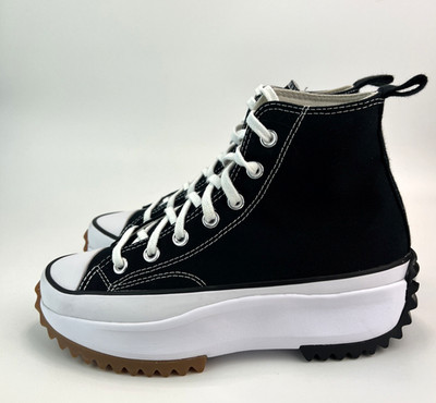 Converse Run Star Hike Damen Sneaker Schwarz Weiß Turnschuhe UK 5,5