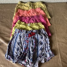 Little Girl 7/8-7 Lot Of 5 Spring Shorts Wonder Nation Jumping Bean Art Class 9