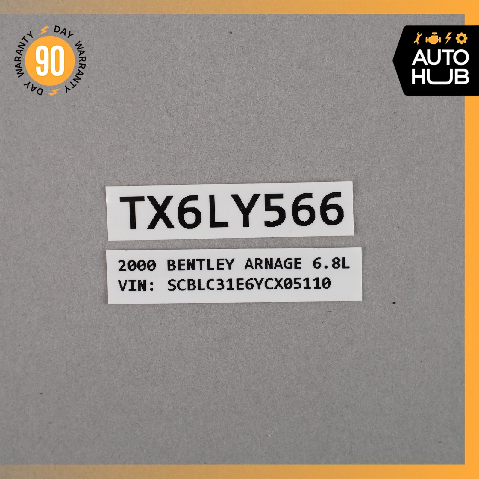 Bentley Arnage Le Mans Series 2000-2002 Front Right Upper Pillar Beige