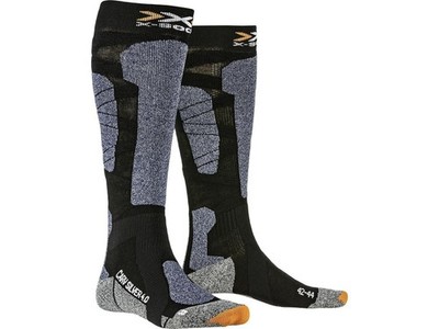 X-SOCKS Carve Silver 4.0 Skisocken | Unisex | black/blue melange |
