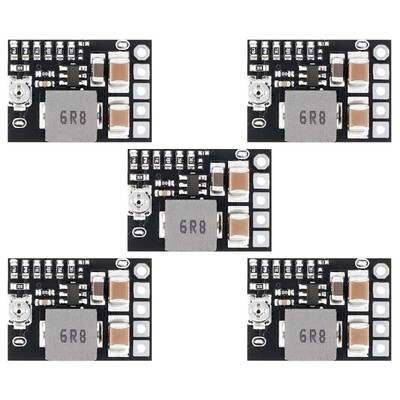 DROK DC 5V Power Converter, 5pcs Mini Voltage Buck Regulator DC 4.5-20V 12V 9...