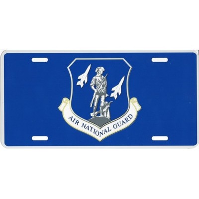 AIR FORCE NATIONAL GUARD METAL AUTO TAG CAR LICENSE PLATE USA MADE