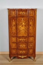 Secrétaire Napoléon III signé Bernoux en palissandre marqueté, vers 1880