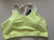 Core 10 Reebok Sports Bra 1X NEW With Tags Color Block Medium Support Pull On