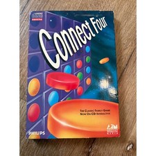 Philips Connect Four CD-Interactive Game Classic Family Fun Vintage
