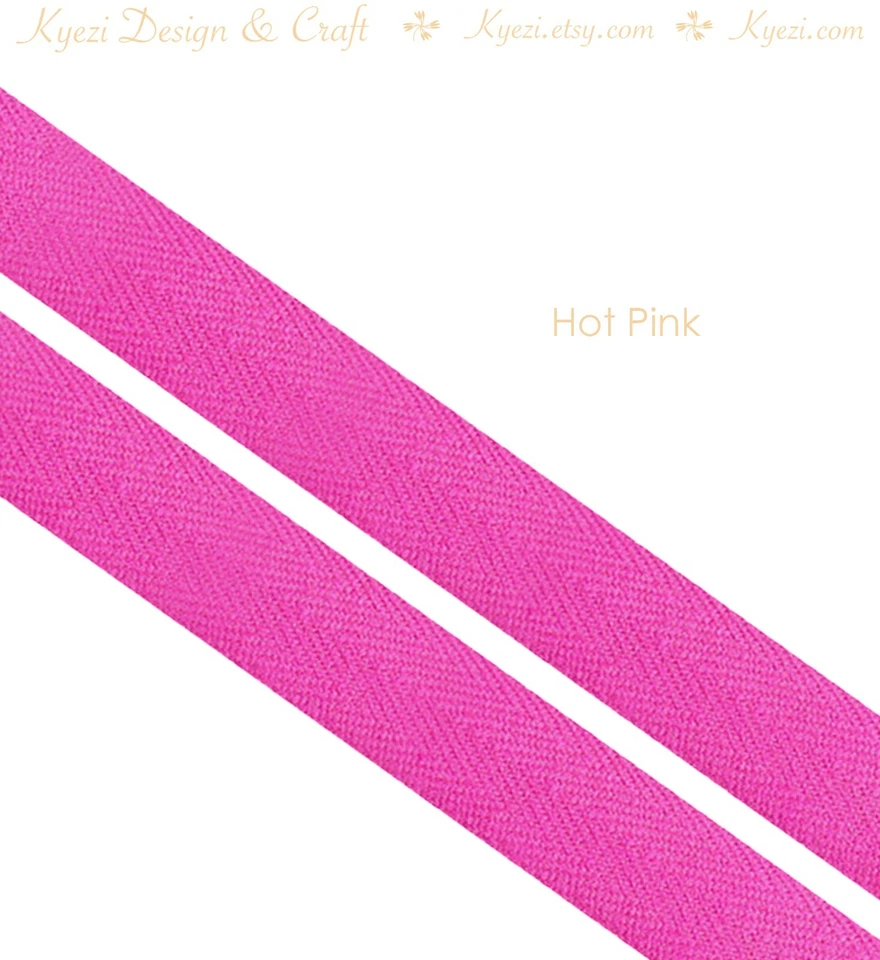 3/4" Cotton Twill Tape, Natural Herringbone Twill Tape Ribbon 3/4 Inch, (20mm) - Image 3 of 4